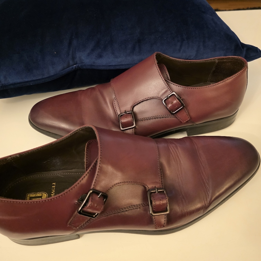 Bruno Magli Double monk strap Loafers Size 12